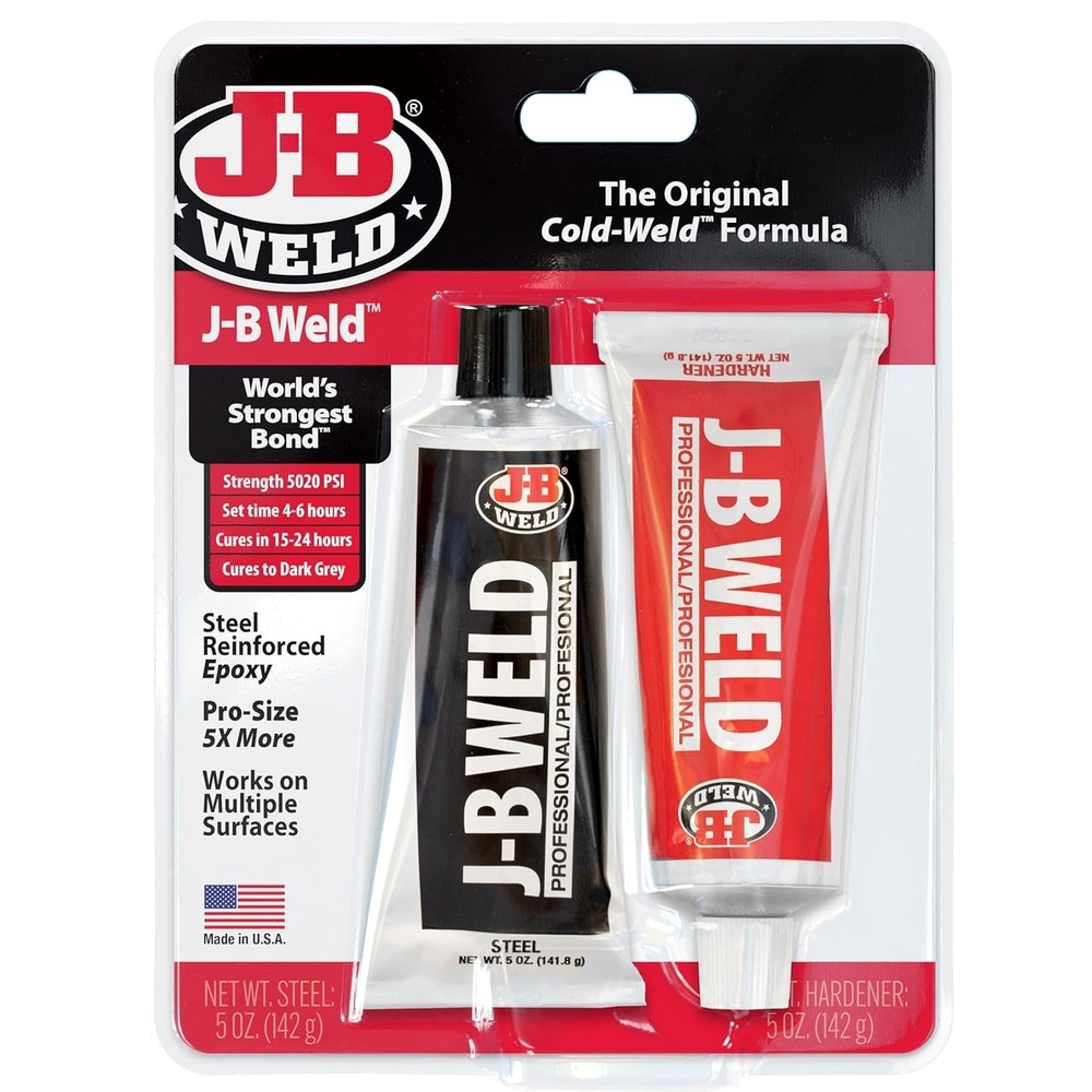 Professional Grade 10 oz Steel Epoxy - Strong, Waterproof Adhesive Solution