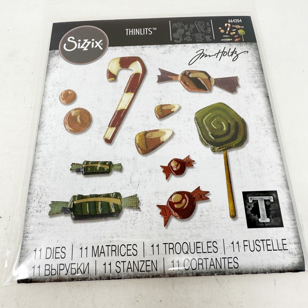 Sizzix Tim Holtz Thinlits Halloween Bundle Pumpkinhead Day of Dead NEW