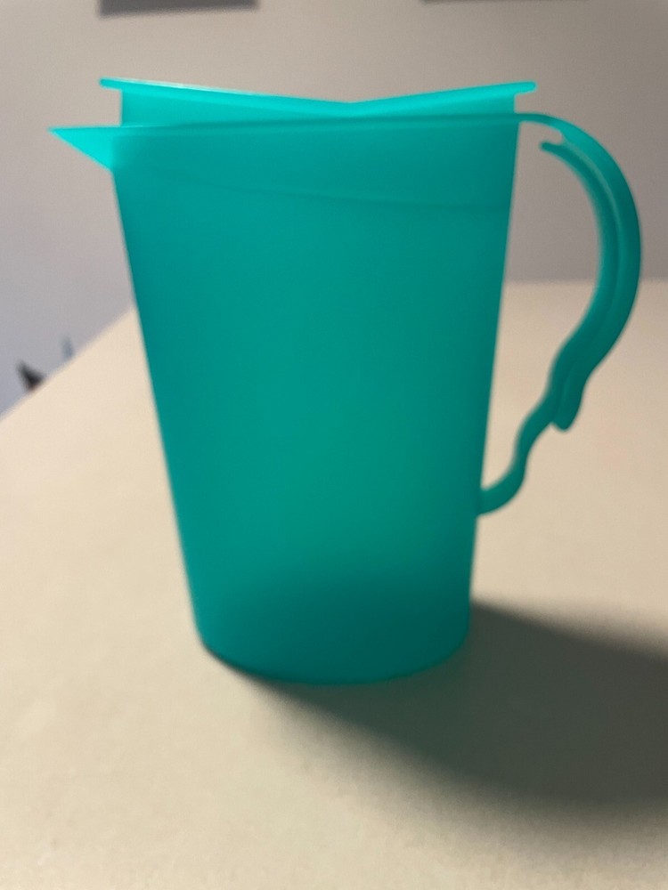 Vintage Tuppweare Teal Pitcher