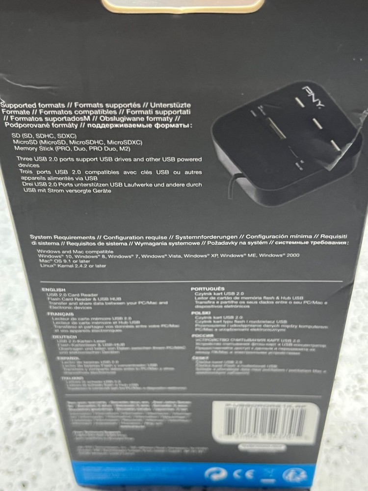 PNY CARD READER USB 2.0 MULTISLOT