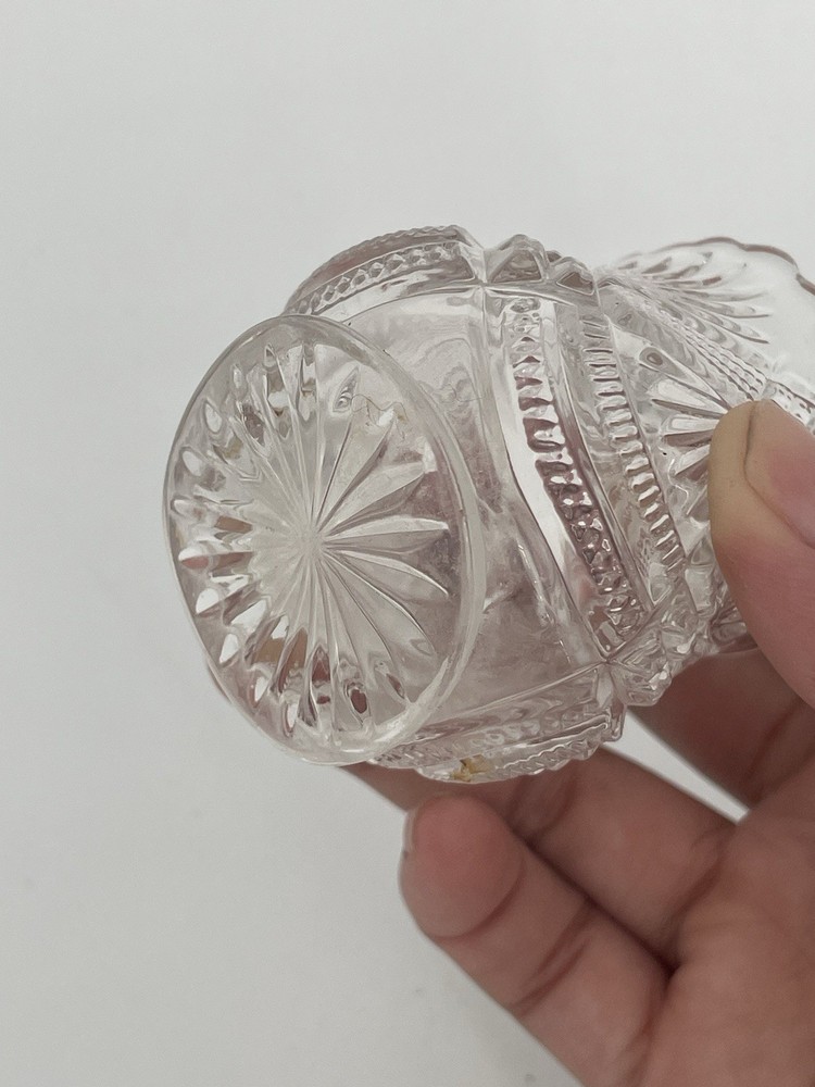 Vintage 2.25” Tepee Pattern Bud Vase Toothpick Holder