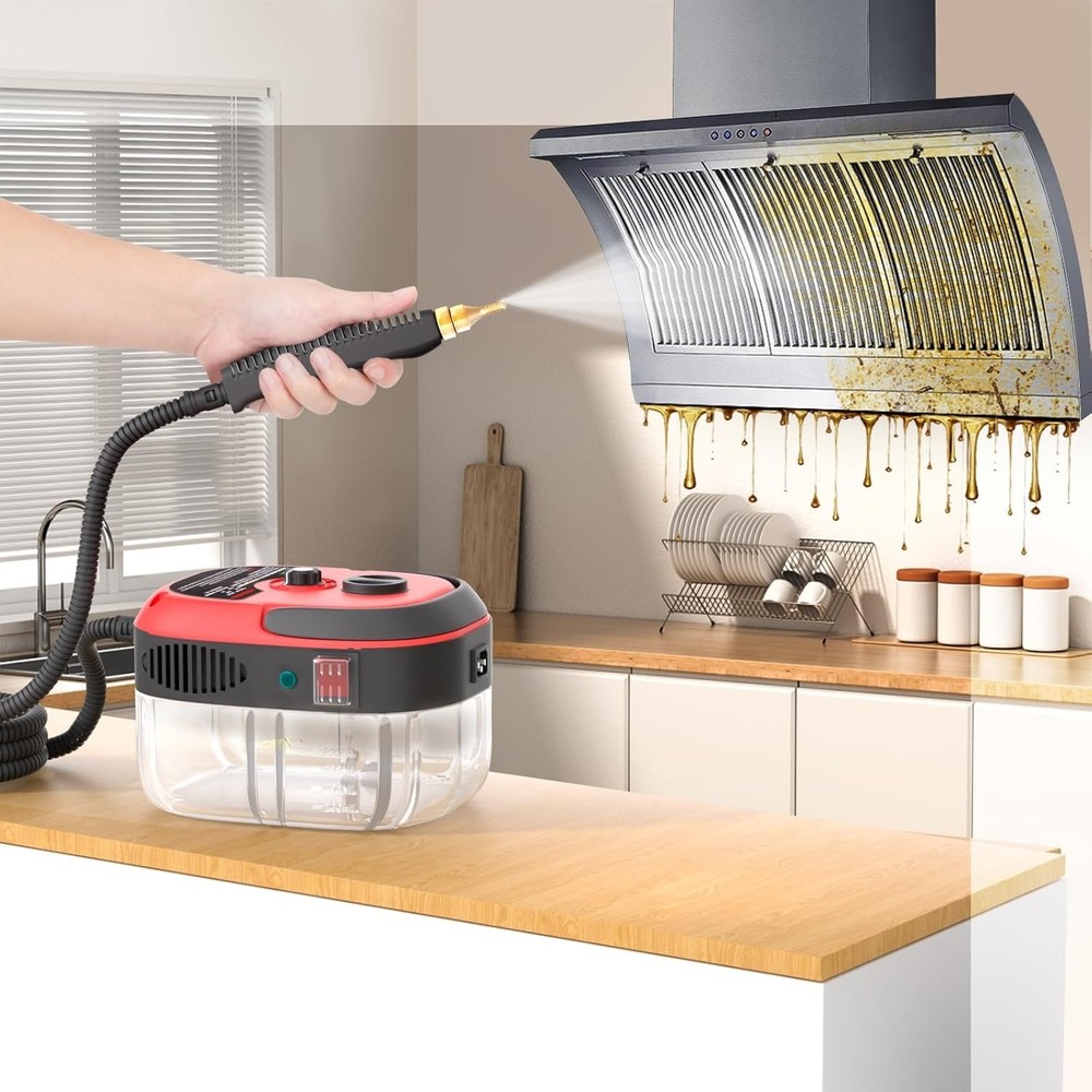 Professional-Grade Handheld Steam Cleaner - 2500W High Pressure, Compact Design