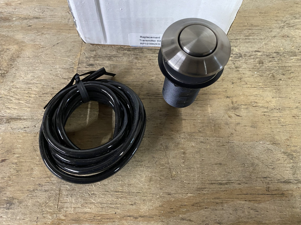 Delta RP101682KS Air Switch Replacement Button w Tubing, Black Stainless *READ*