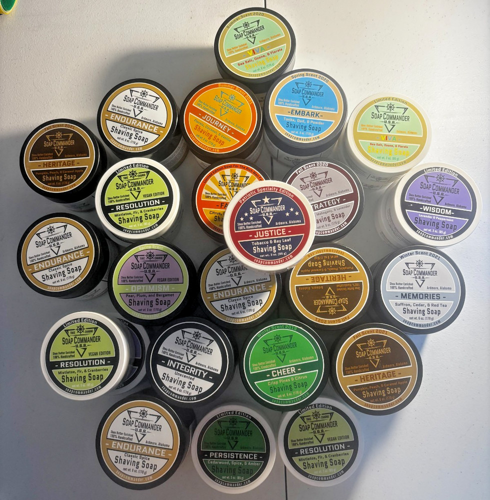 Soap Commander U.S.A Shave Soap (Pick & Choose)