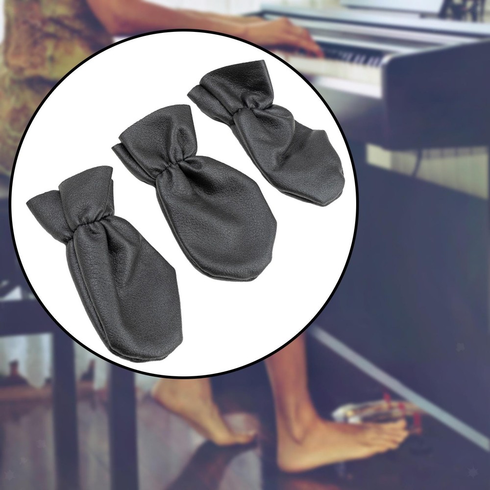 3x Piano Pedal Dust Cover Universal Protective Case