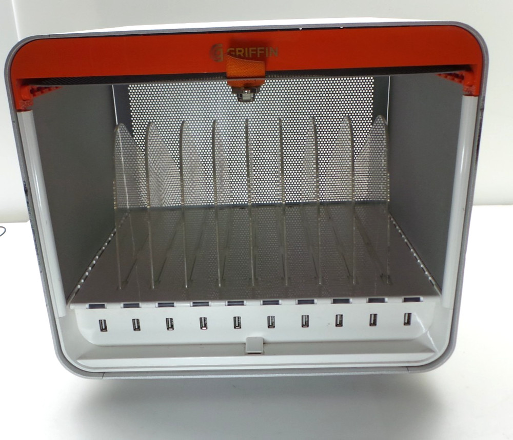Griffin MultiDock MOD 37287 10-Bay USB Charging Sync Station Cabinet - Tested