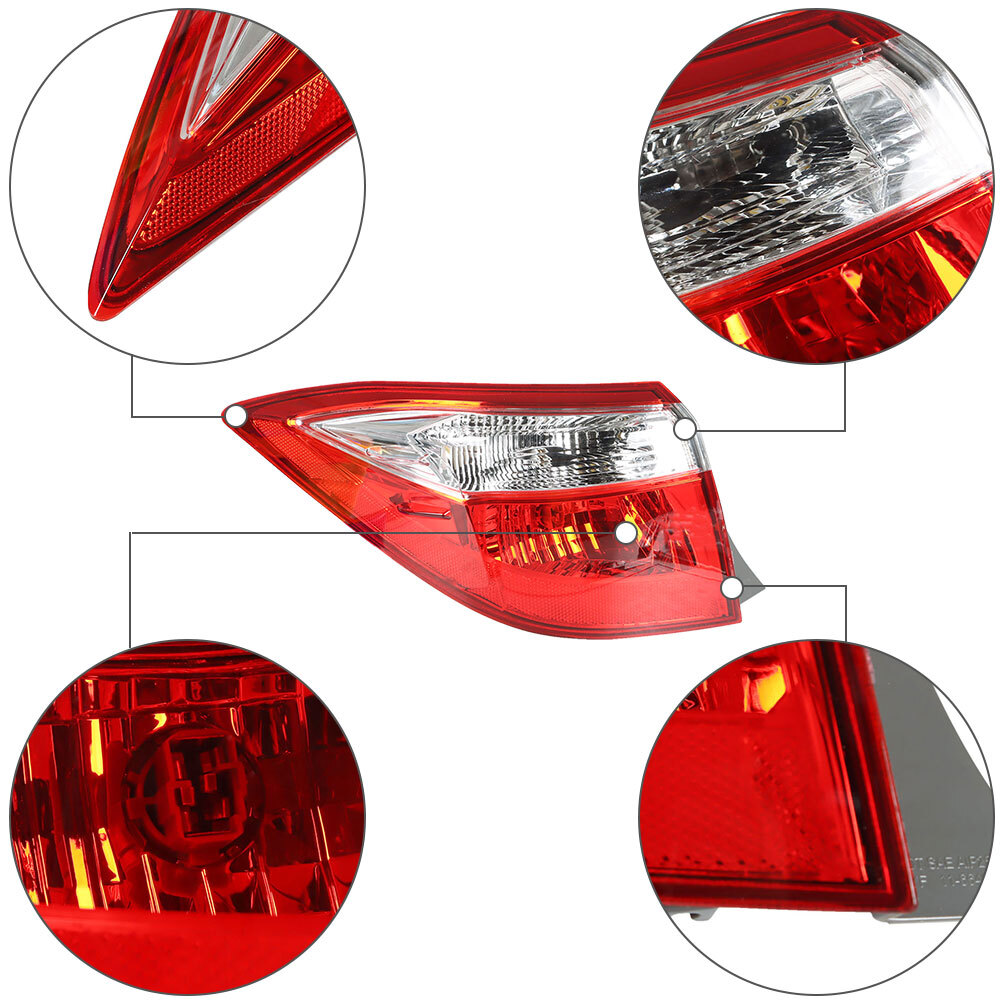 LABLT Tail Light Brake Lamp For 2014-2016 Toyota Corolla Outer Left Driver Side