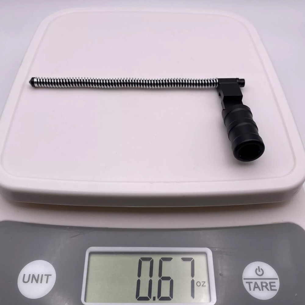 Ruger 10/22 Oversized Red Extended Bolt Handle Black