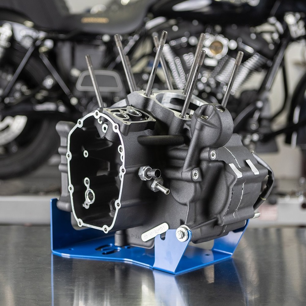 S&S Blue M8 Engine Stand (530-0068)