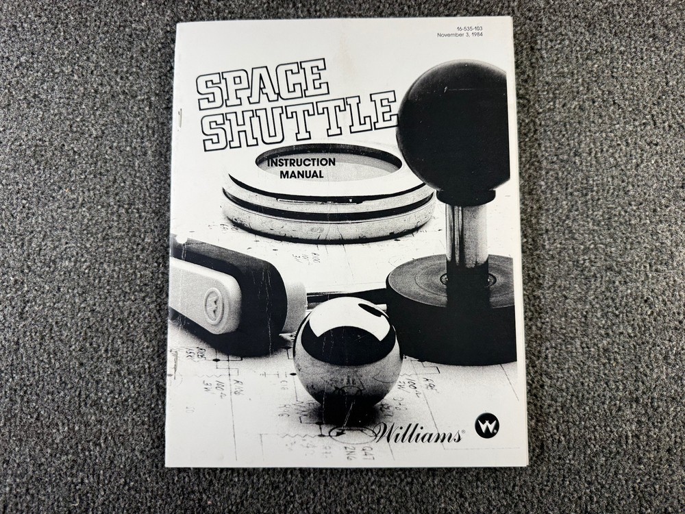 Williams Space Shuttle Pinball Machine Manual Schematics