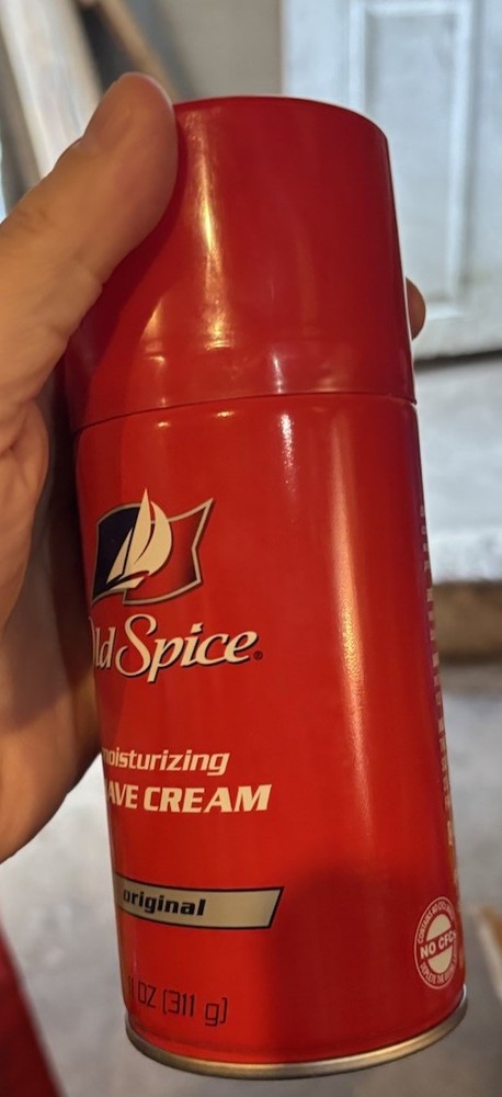 OLD LABEL Old Spice ORIGINAL FORMULA Moisturizing Shave Cream 11oz.