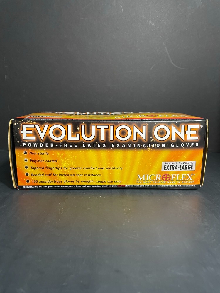 Ansell Latex Gloves Extra Large Microflex 10 Boxes with 100 Gloves Each