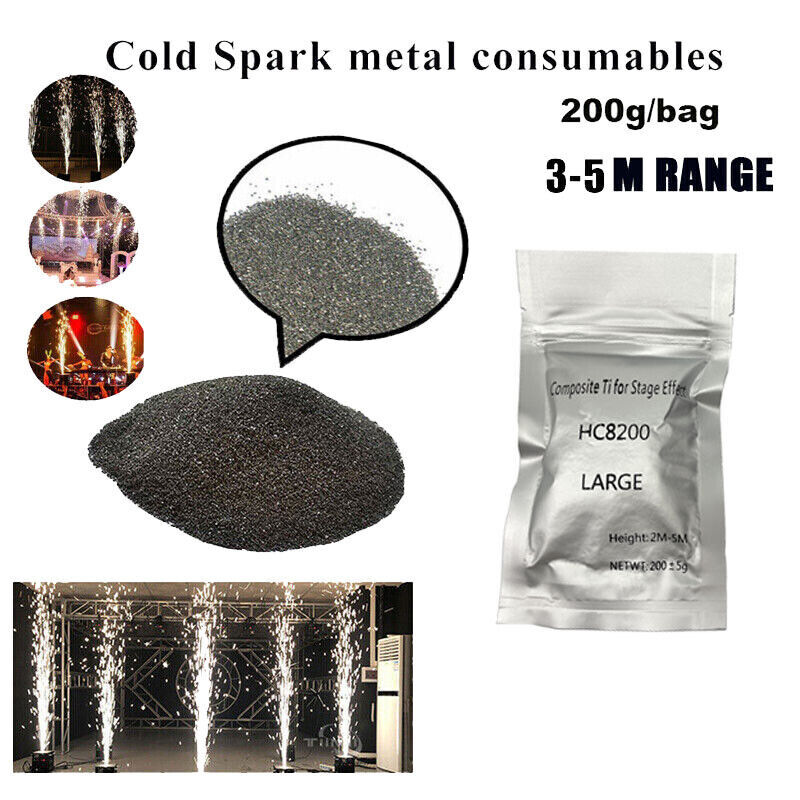 4PCS 700W Large Cold Spark Machine Stage Effect DMX Firework Party Wedding &Case