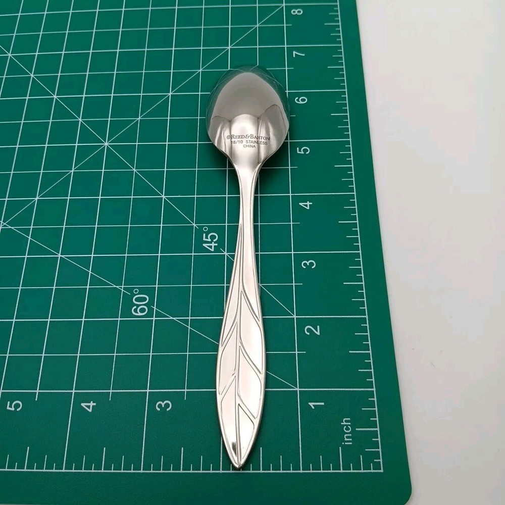 Reed & Barton Arbor Teaspoon 18/10 Stainless Flatware Glossy new