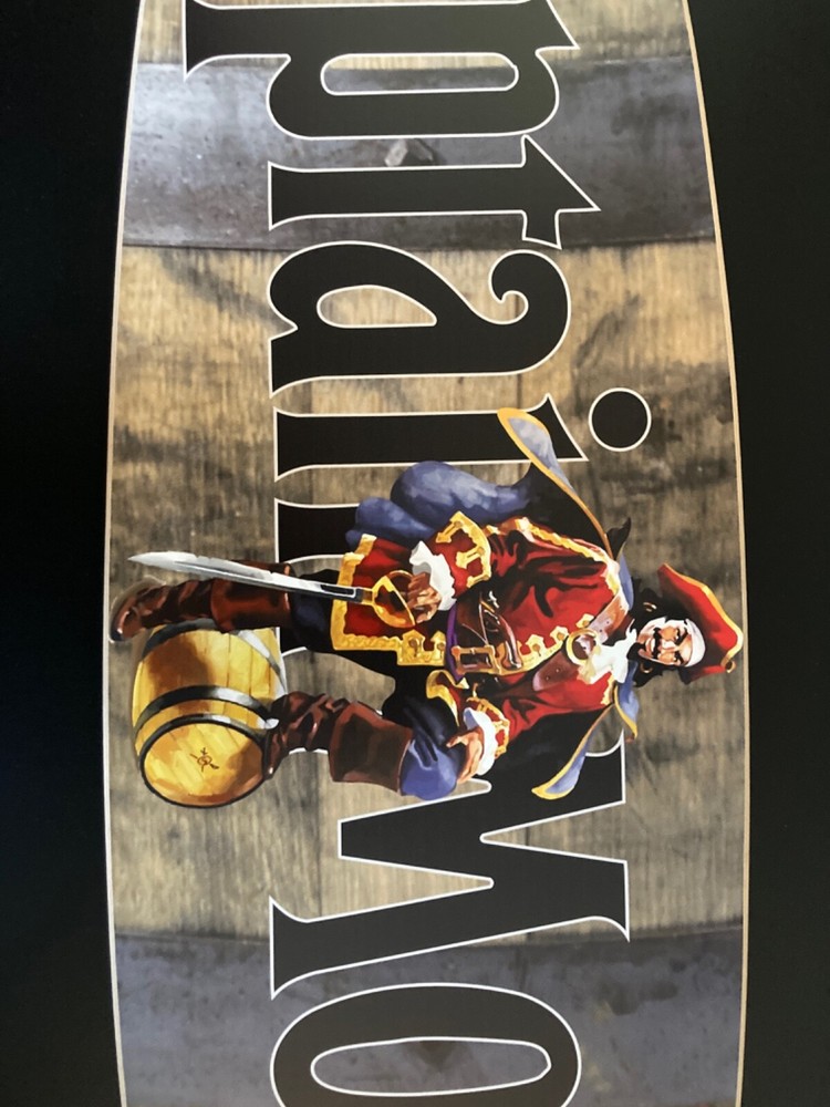Captain Morgan Sign 4 Foot Surfboard