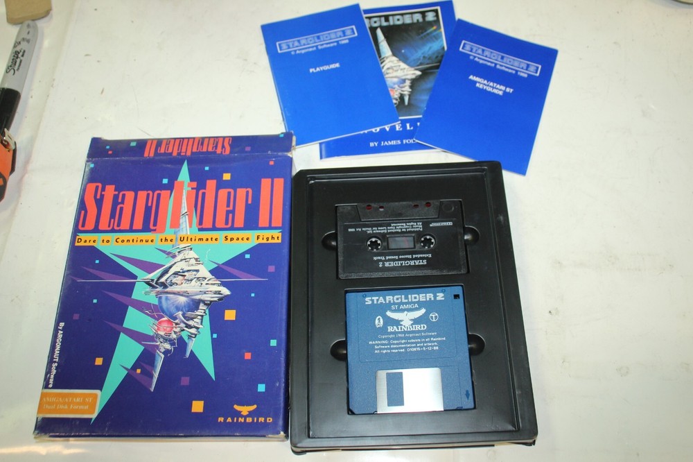 Starglider II Amiga Atari ST Computer Game by Rainbird