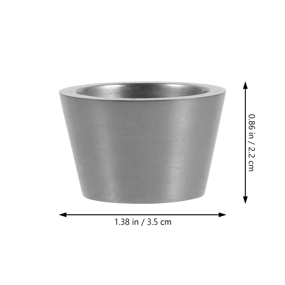 1PC Copper Casting Molds Crafts Graphite Ingot Low Energy Consumption Skeleton