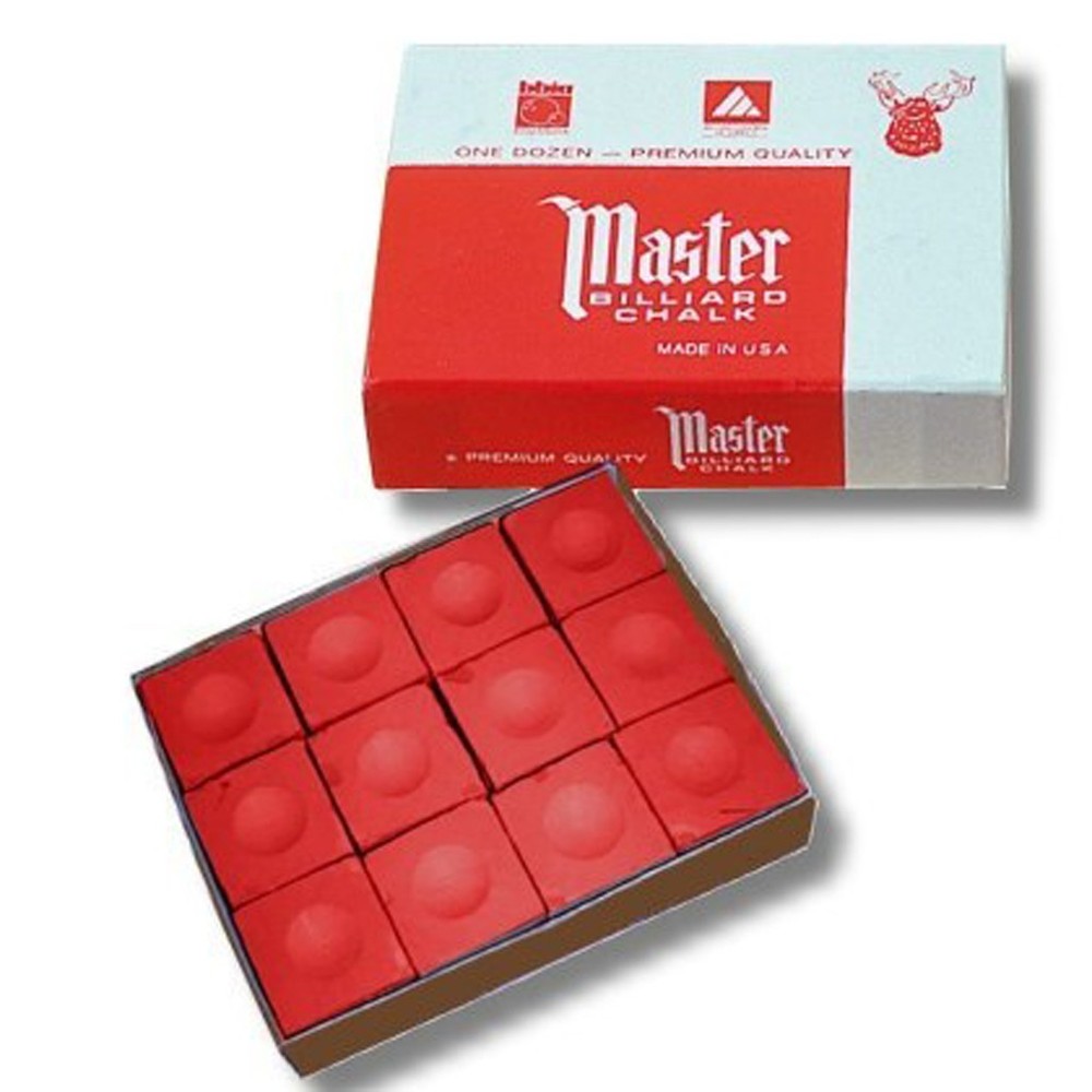 Master Chalk 12 Pcs. Various Colors Red
