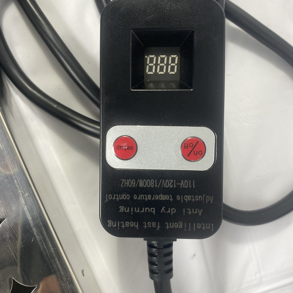 Immersion Water Heater 1800W 120V with Digital Thermostat Control, Dry Burn Prot