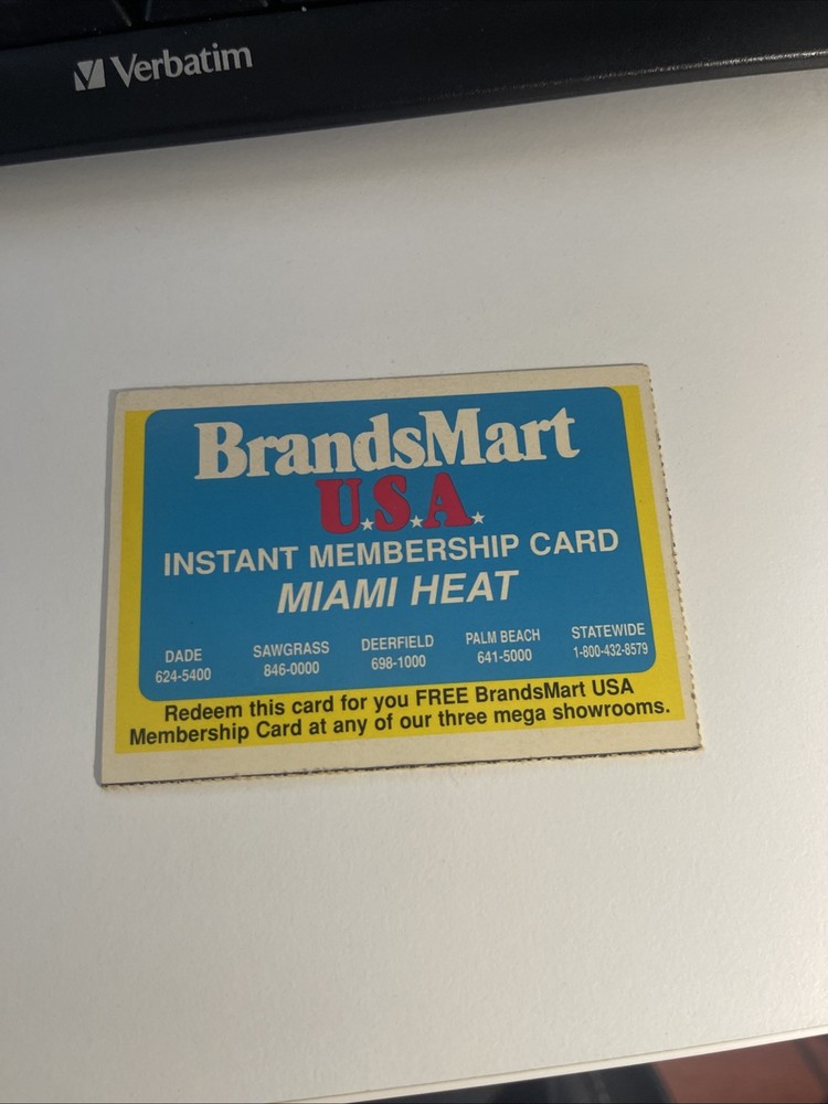 Retro Brandsmart Instant Membership Card