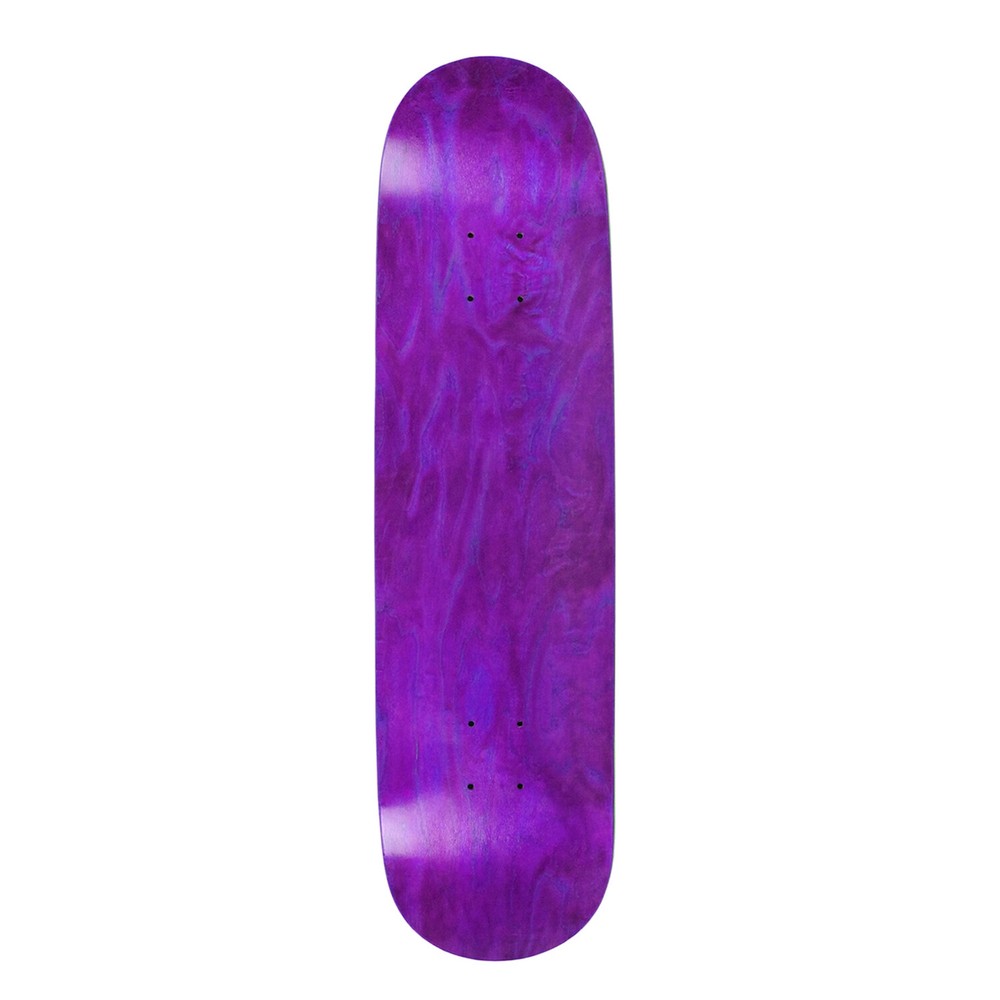 Moose Complete Skateboard Stained Purple 7.75" Silver/White Assembled