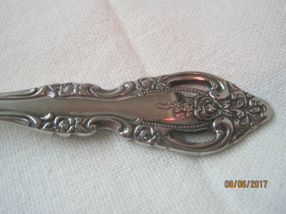 Vintage Oneida Community stainless Ice Tea Spoon Brahms