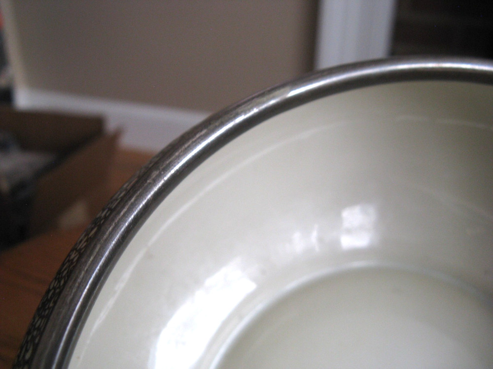 Rosenthal Germany Round Floral Planter