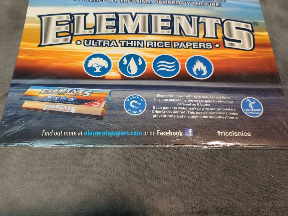 New ELEMENTS PAPERS COUNTER TOP CHANGE MAT Mouse Pad Rolling Surface LARGE 12X16