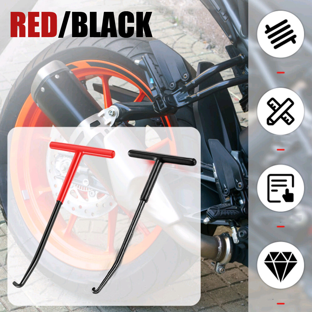 Motorcycle Parts Bike ATV Exhaust T-Handle Puller Spring Hook Tool Kit Universal