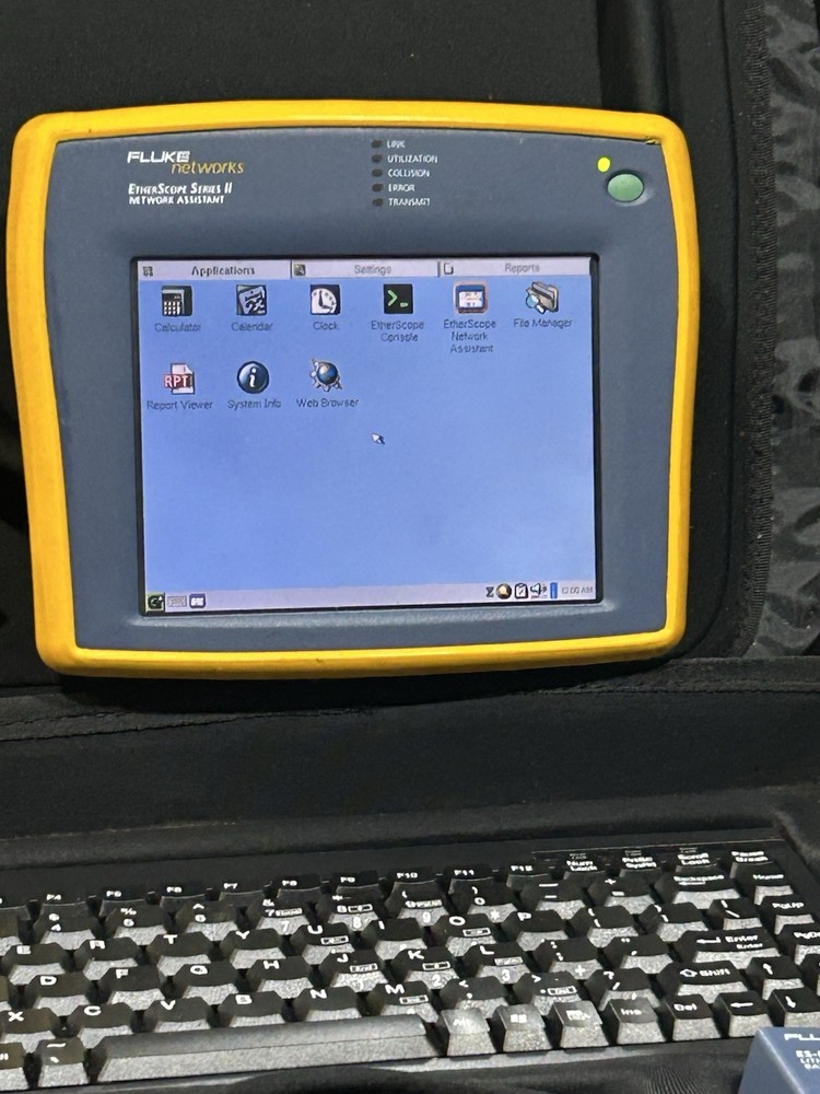 Fluke EtherScope Series II , Network Assistant ES2-PRO-I W/Case,charge&keyboard