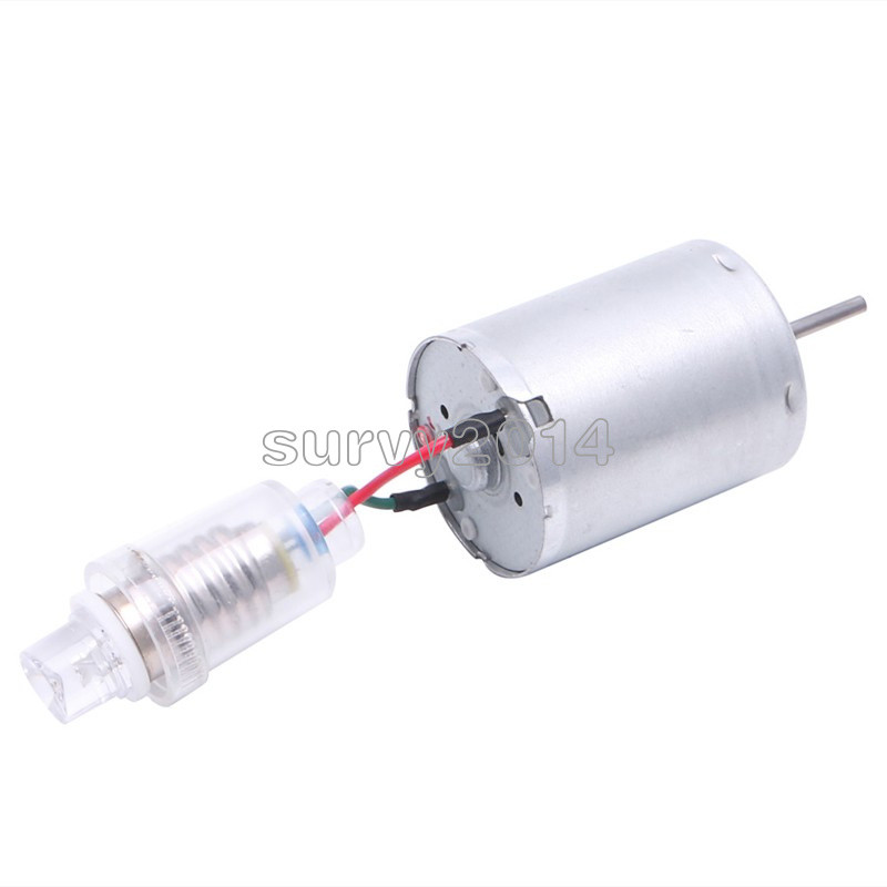 Micro Wind Turbines Generator Small DC Motor Blades W/ Holder DIY Project Kit