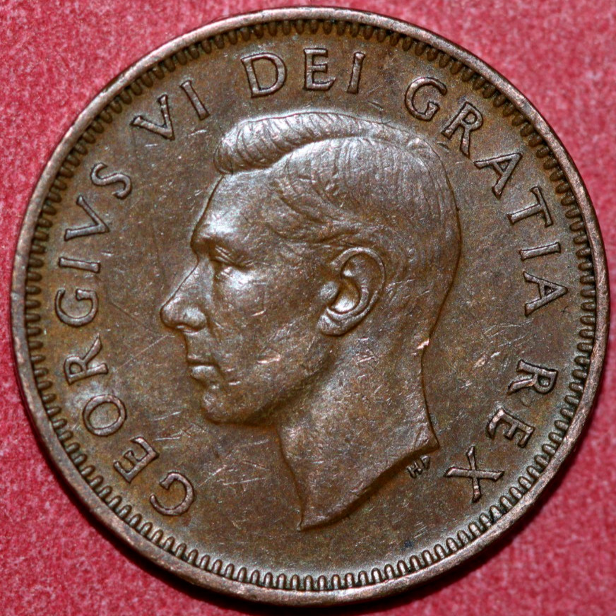 Canada  1950  Cent  King George VI   19mm
