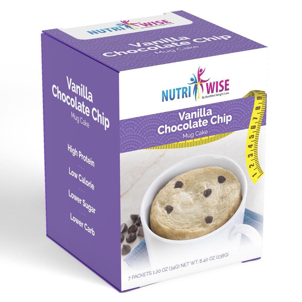 NutriWise Protein Mug Cake, Vanilla Chocolate Chip (7ct)