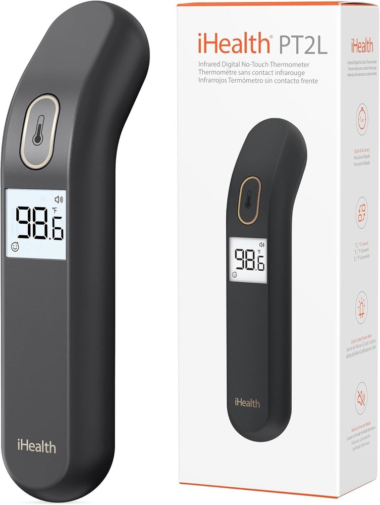 Touchl Thermometer for Adults and Kids, Color-Coded Alert &