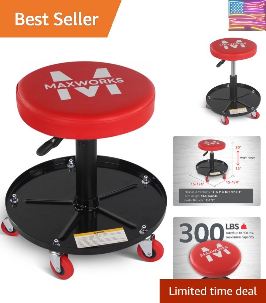 /Creeper with Adjustable Height - 300 lb Capacity