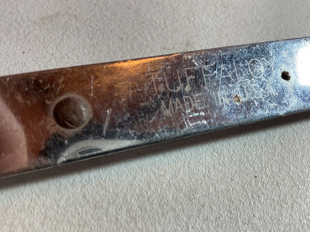 Tuffaloy 102 Tip Dressing Tool Used