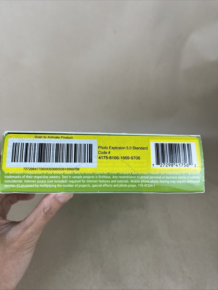 New Sealed PHOTO EXPLOSION Version 5 - Photo Editing Software