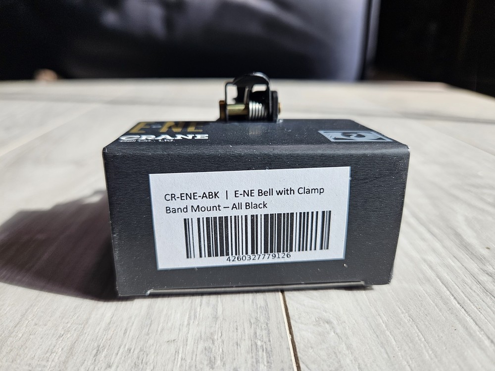 💥Bicycle Bell CRANE E-NE Black with Clamp E NE