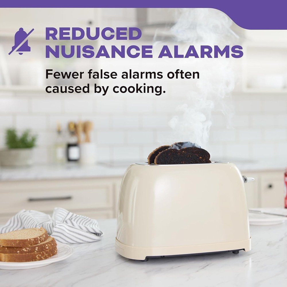 Smoke & Carbon Monoxide Detector, AA Battery Powered, LED Warning Light Indic...