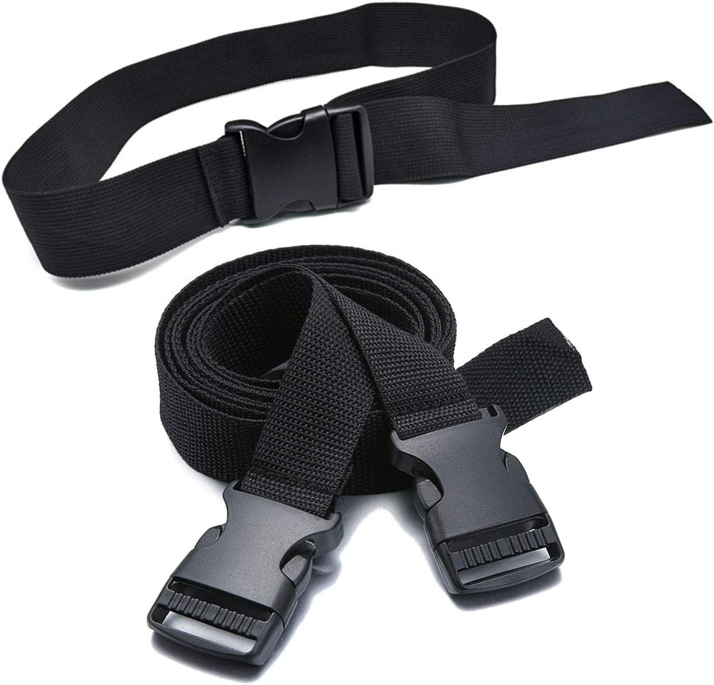 Backpack Accessory Strap 4PCS 1.5X40Inch Black Utility Straps with Quick-Release