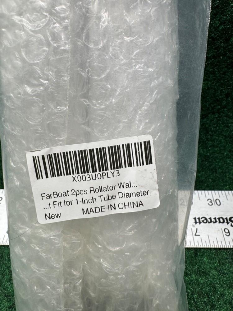 Rollator Walker Replacement Legs with Anti-Slip Rubber Tips 6.2" H 2 Pack