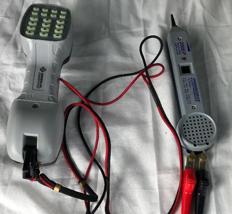 GREENLEE COMMUNICATIONS TM-500 & Progressive Electronics 200EP Untested I720