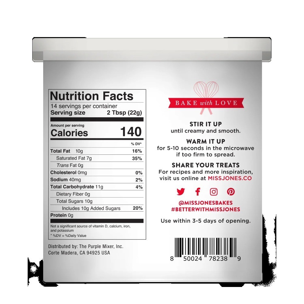 Natural White Cream Cheese Frosting 3 Pack Total 33.87oz