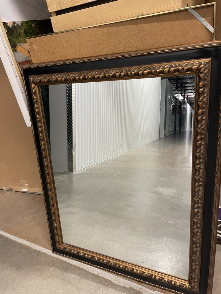 solid wood mirror vintage