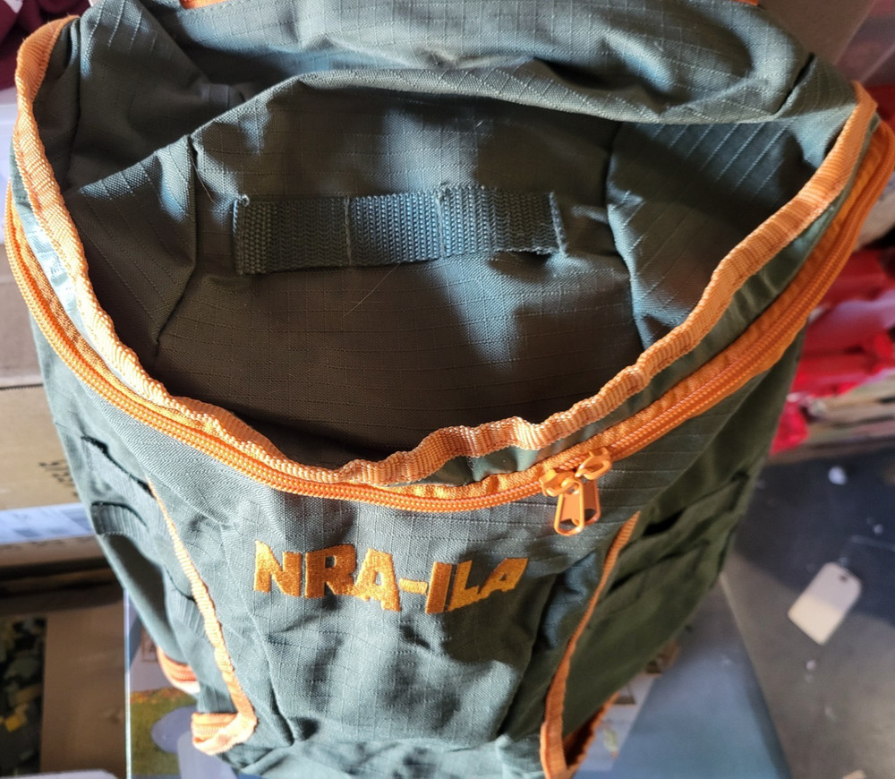 NRA ILA Olive Green Tactical Backpack Molle Webbing
