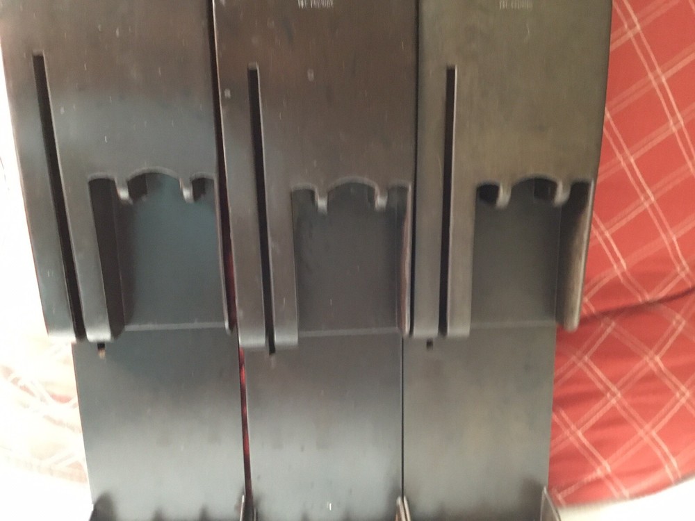 VINTAGE BROWN CUTCO KNIFE FORK TRAY HOLDER