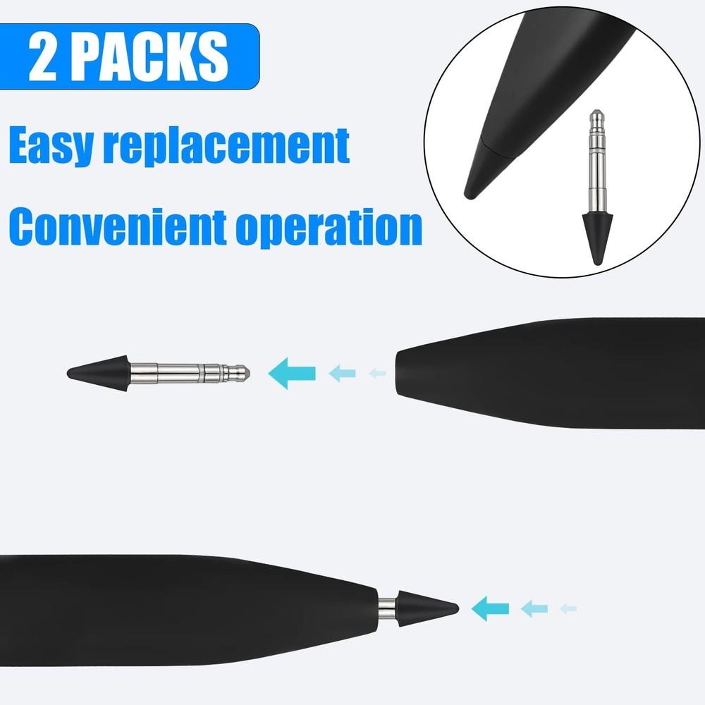 Slim Pen 2 Tips 2 Pack Replacement fits for Surface Slim Pen 2, RealTime Sens...