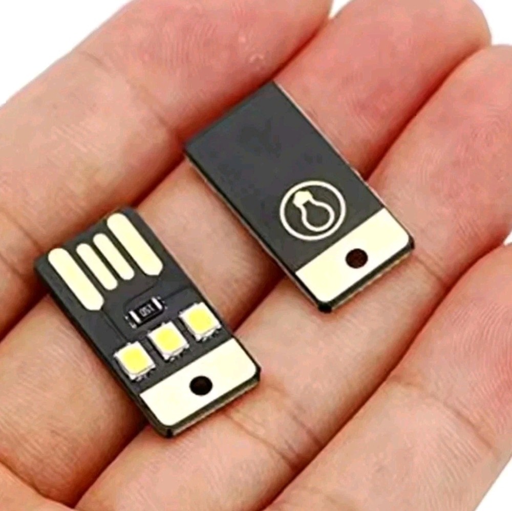 6pk USB LED Portable Keychain Booklight Carlight Camping Light.