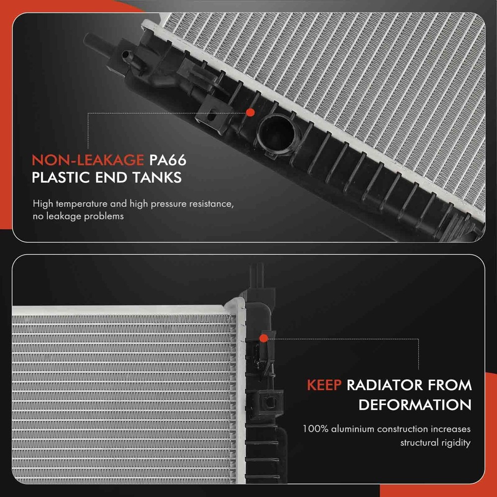 Engine Coolant Radiator Assembly for 3 2012-2013 2.0L 2.3L 2.5L