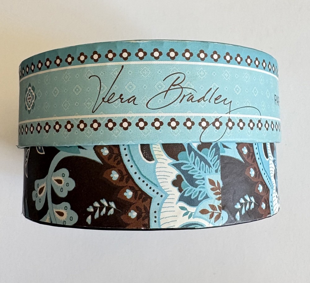 Vera Bradley Java Blue Paperweight with gift box